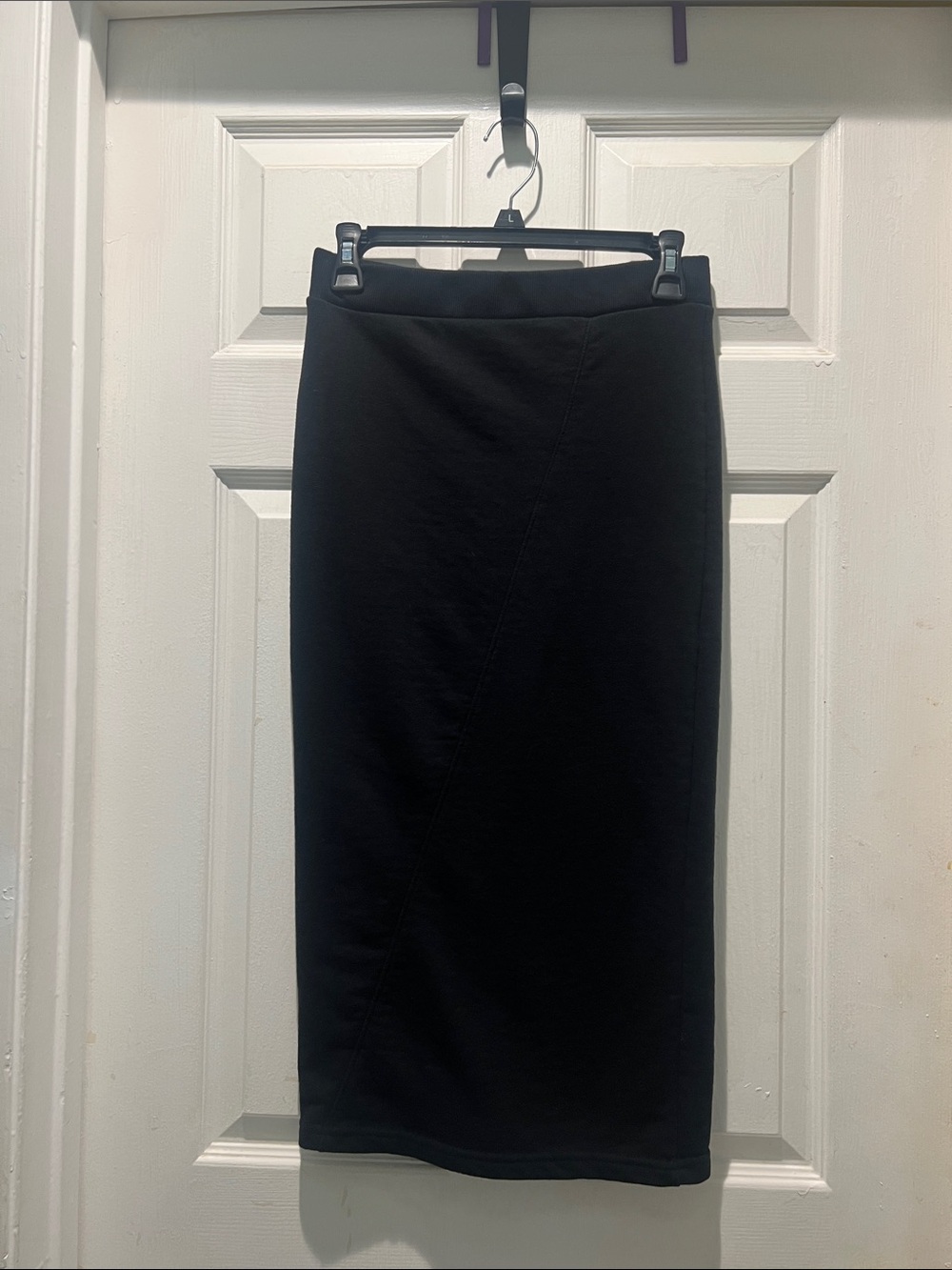Zara Black Midi Pencil Skirt